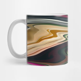 Flowers Marble colors grading pattern Mug